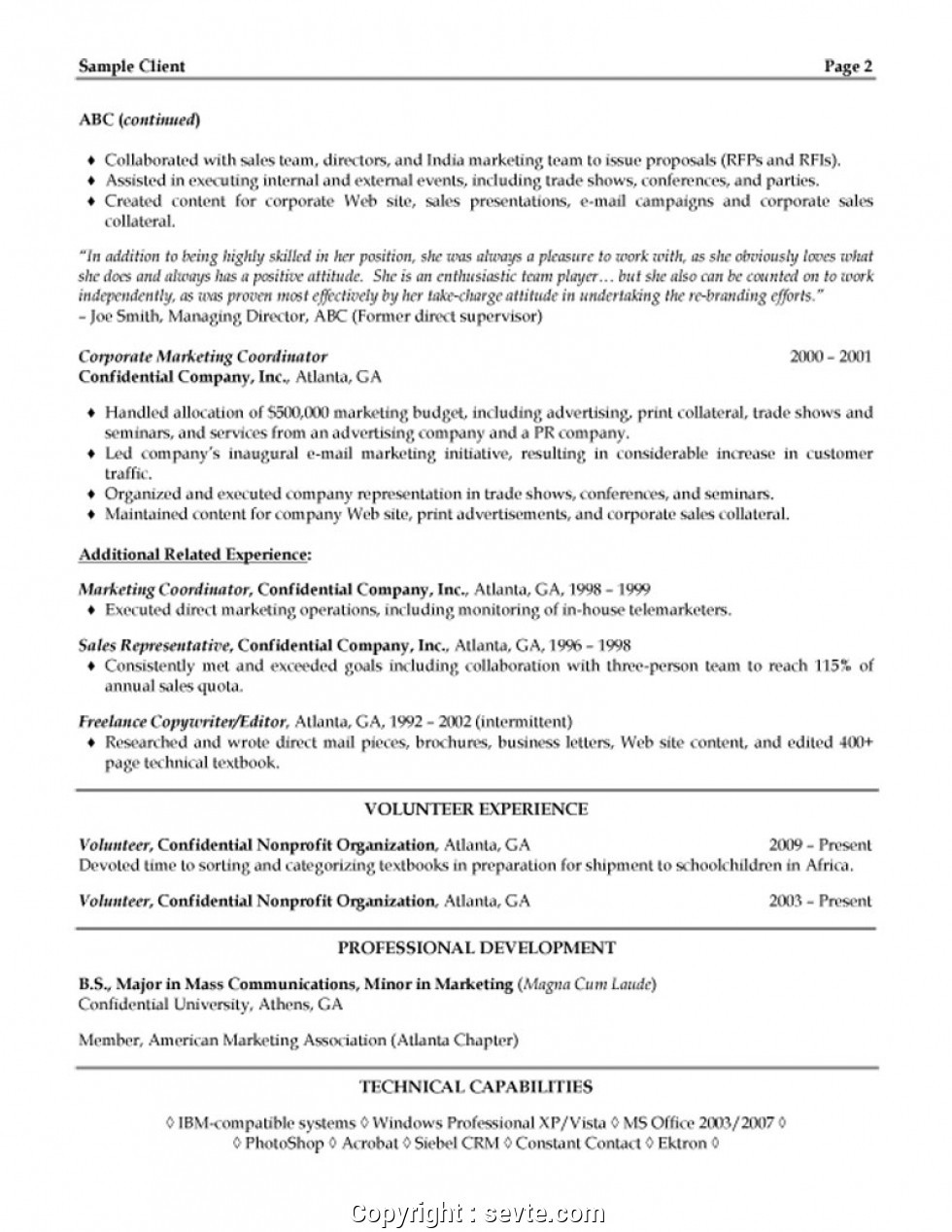assistant marketing manager resume bbml