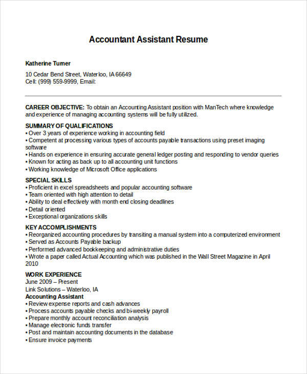 resume format 10 years experience