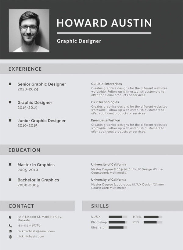 best resume formats