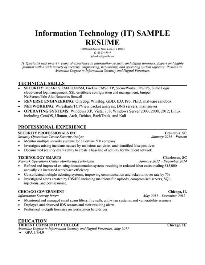 skills-and-interest-in-resume-sample