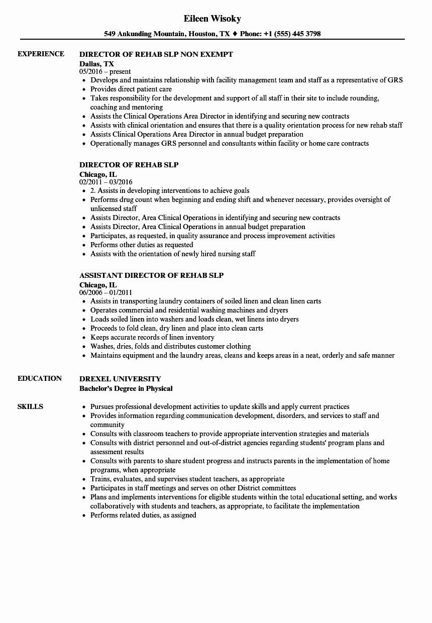 image8data sample speech language pathologist resume