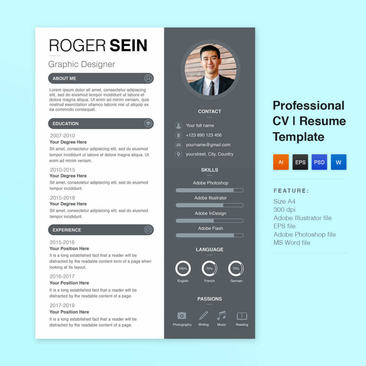 10 best free of resume templates for professional