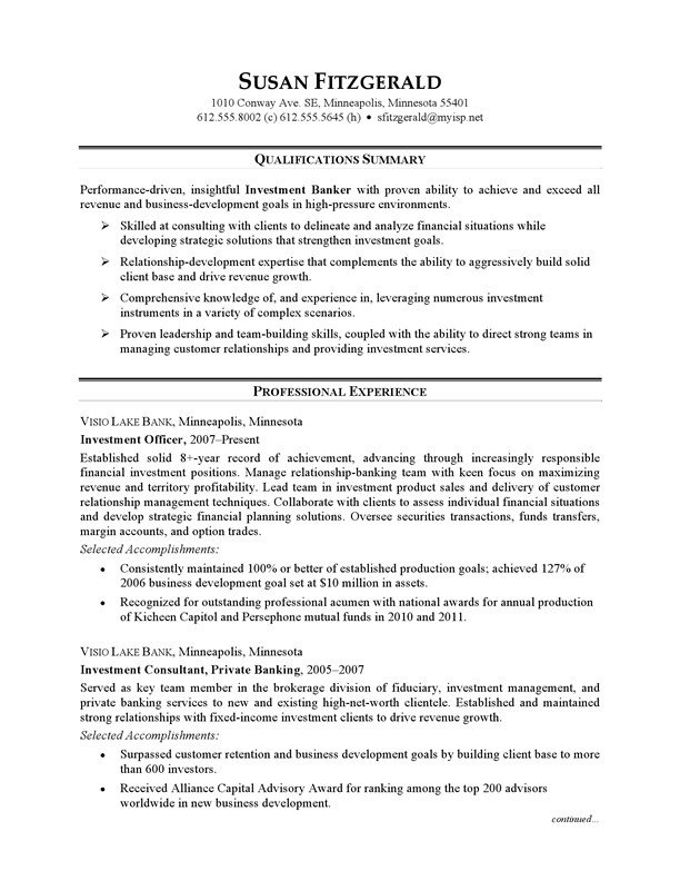 resume sample for fresh graduate banking