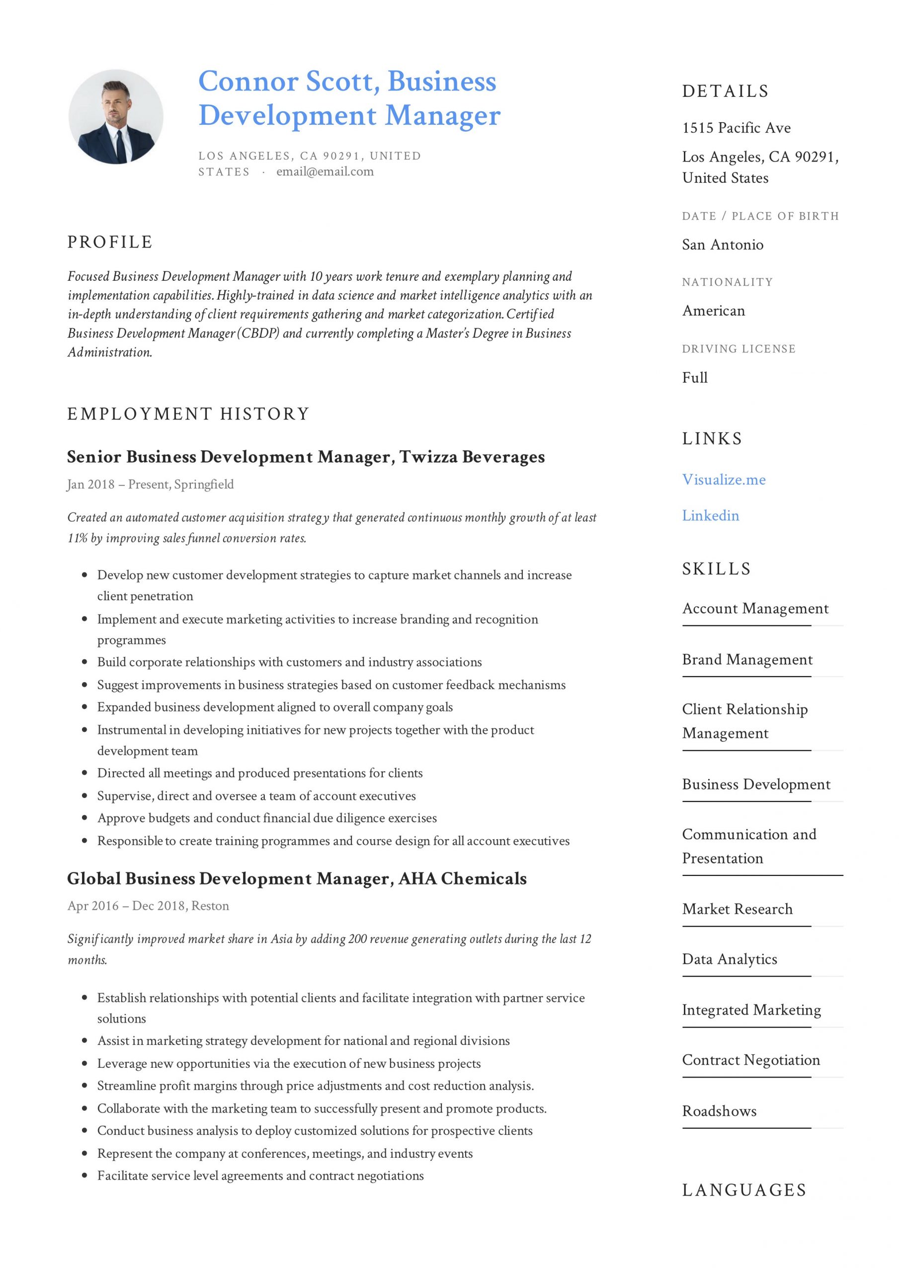 business development manager