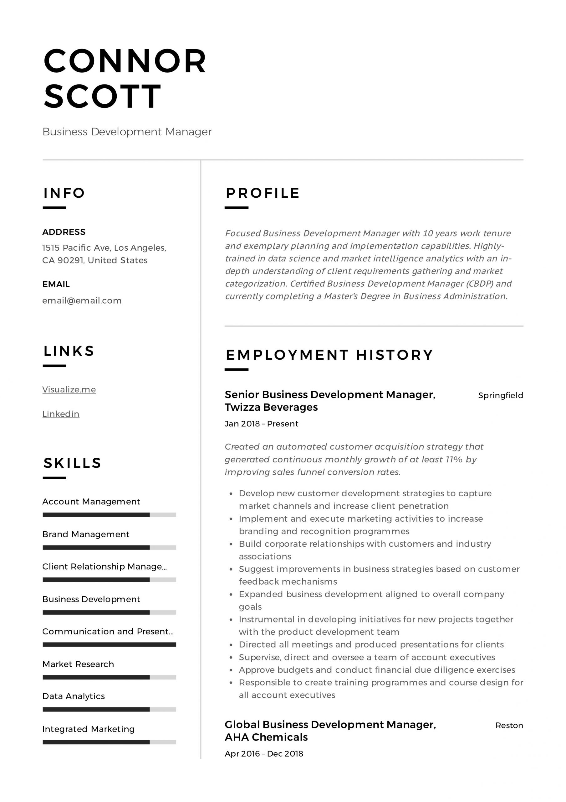 business development manager