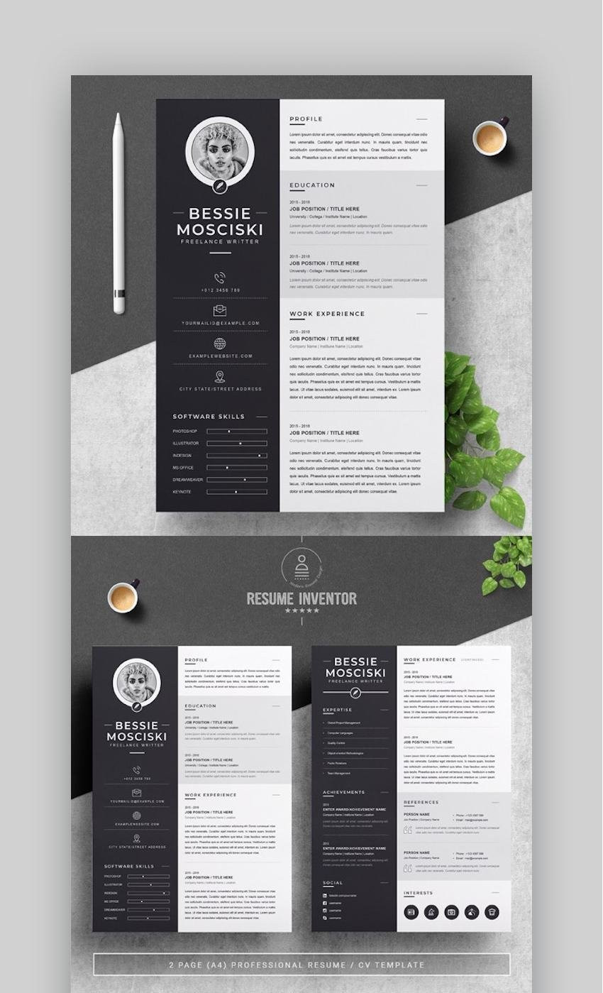 free creative resume templates cms