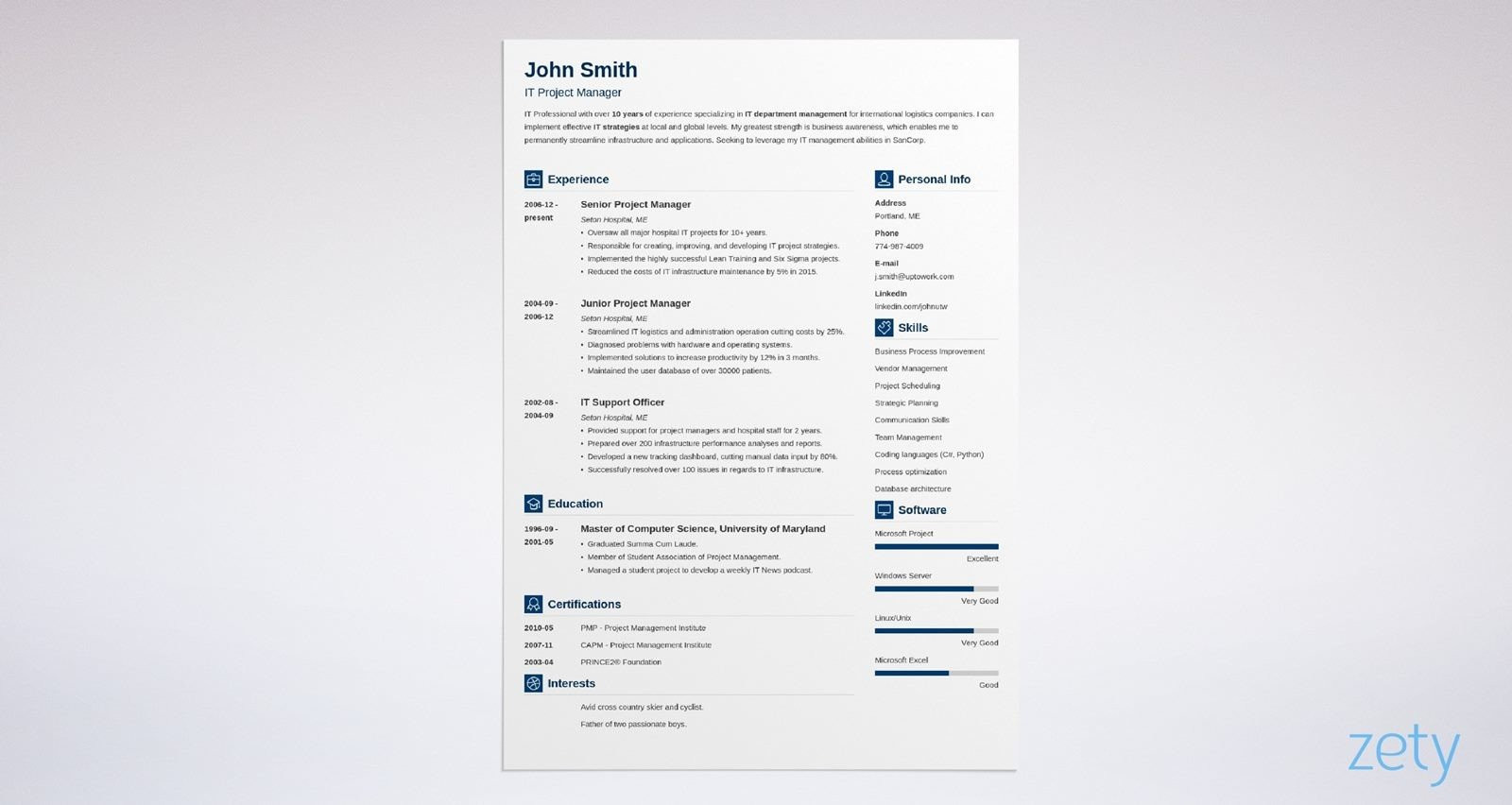 blank resume template