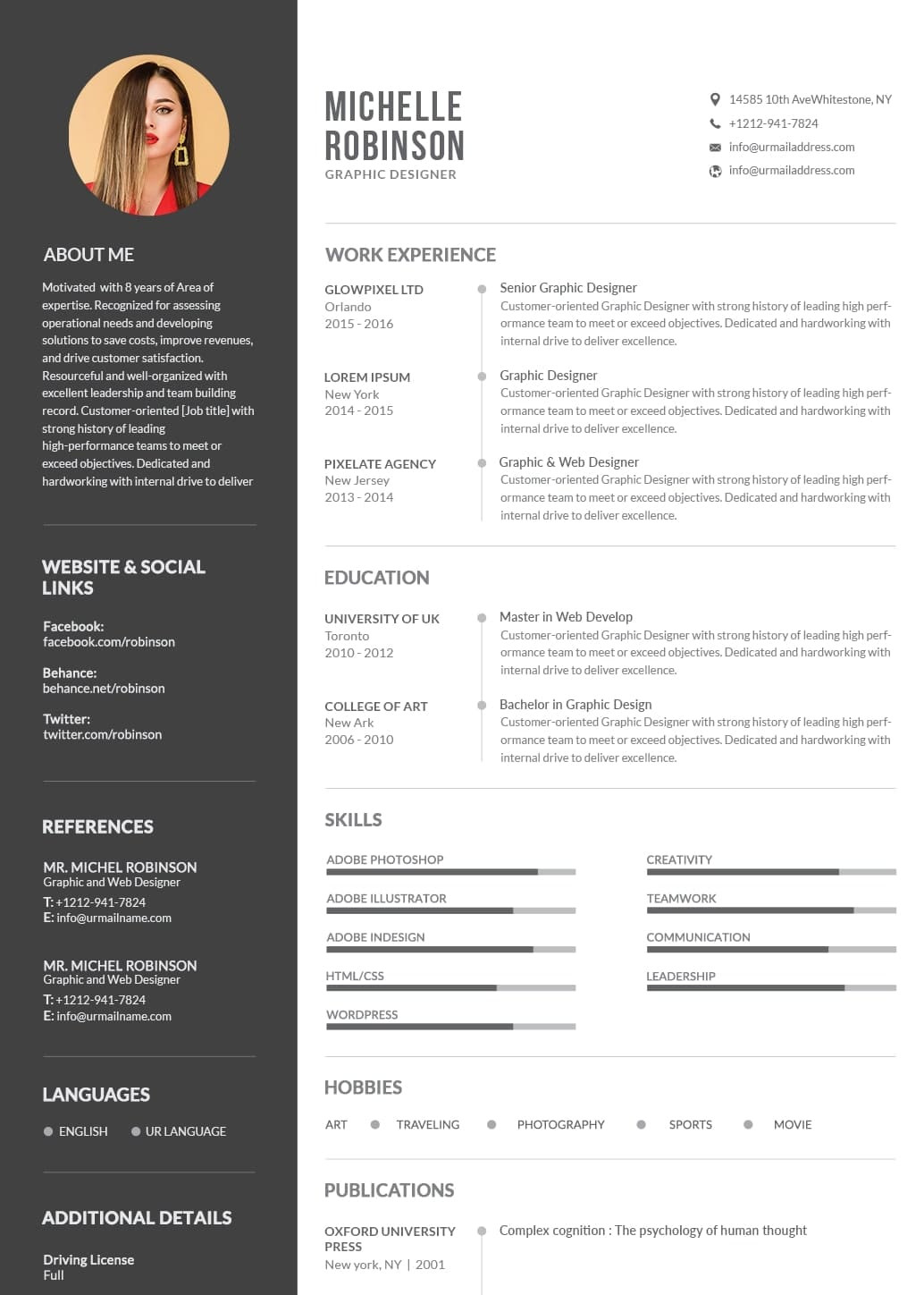 resume templates