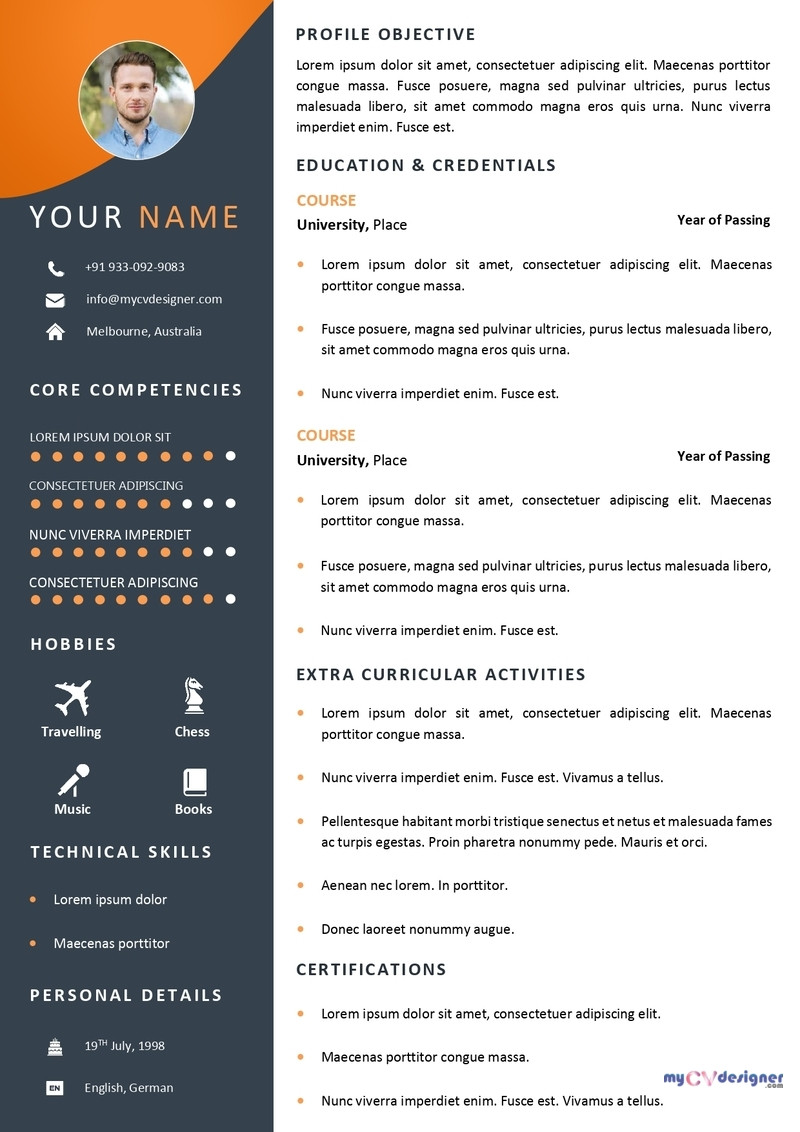 free resume templates