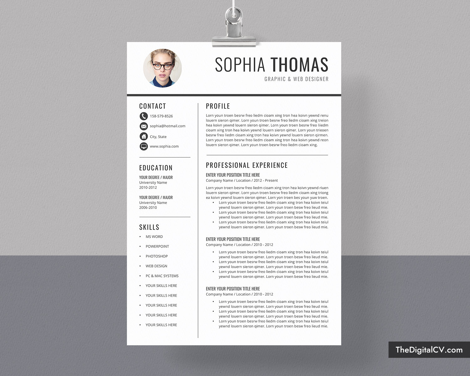 professional resume templates modern cv templates for instant office word resume templates for college students experienced professionals and career changers courtney resume bundle
