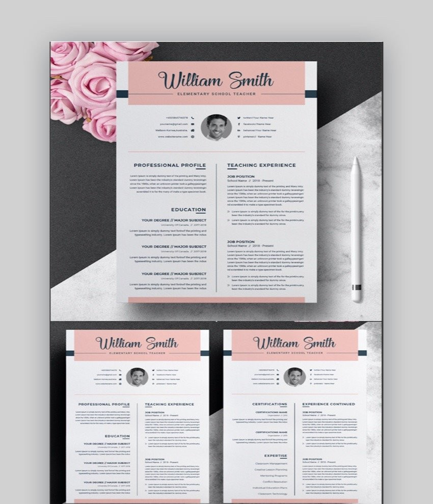 teacher resume templates teacher resume examples cms