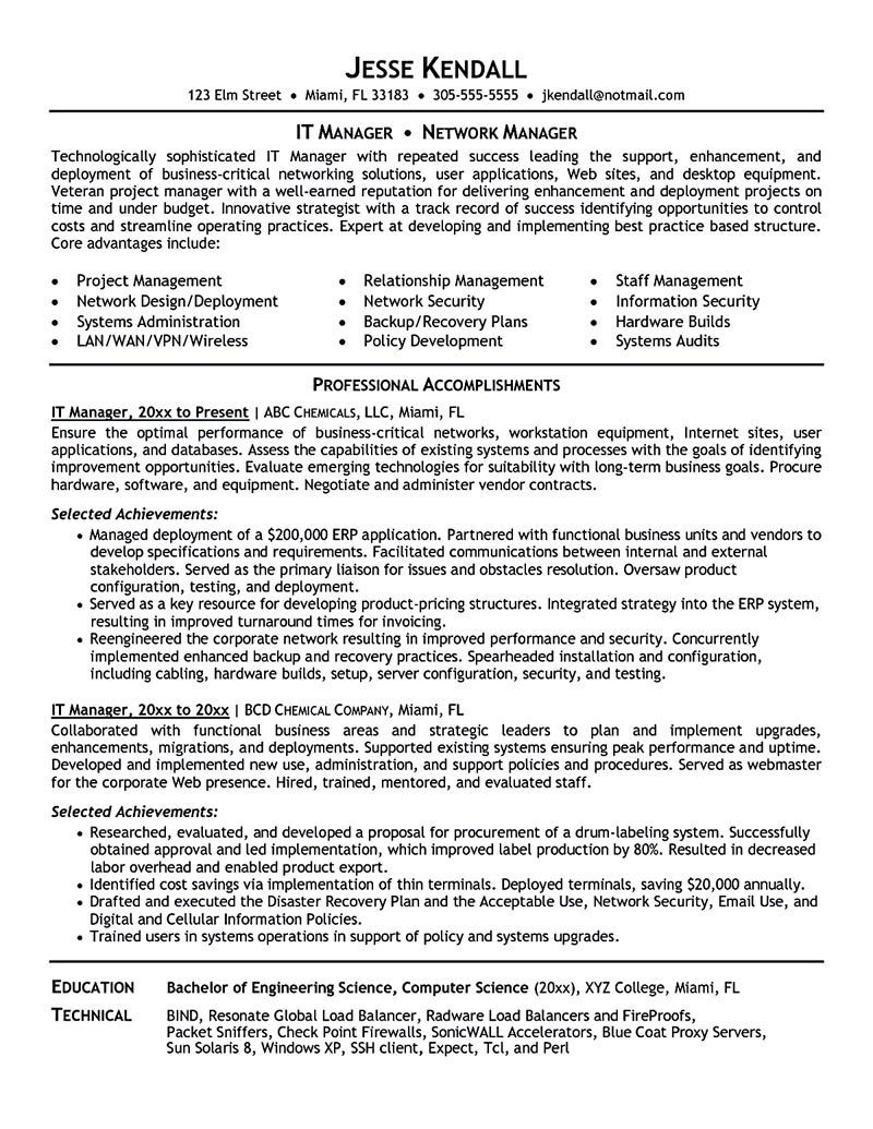 It Infrastructure Project Manager Resume Samples Sample Resume Project Manager Infrastructure – Deloitte …