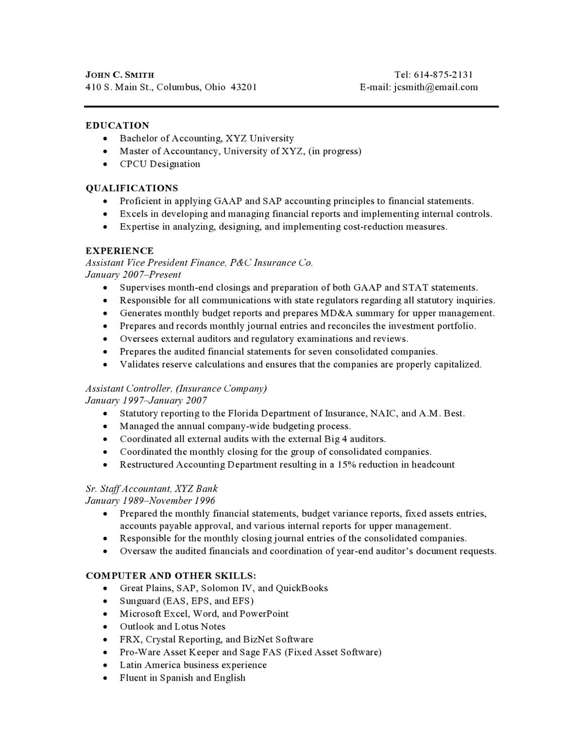 resume samples templates