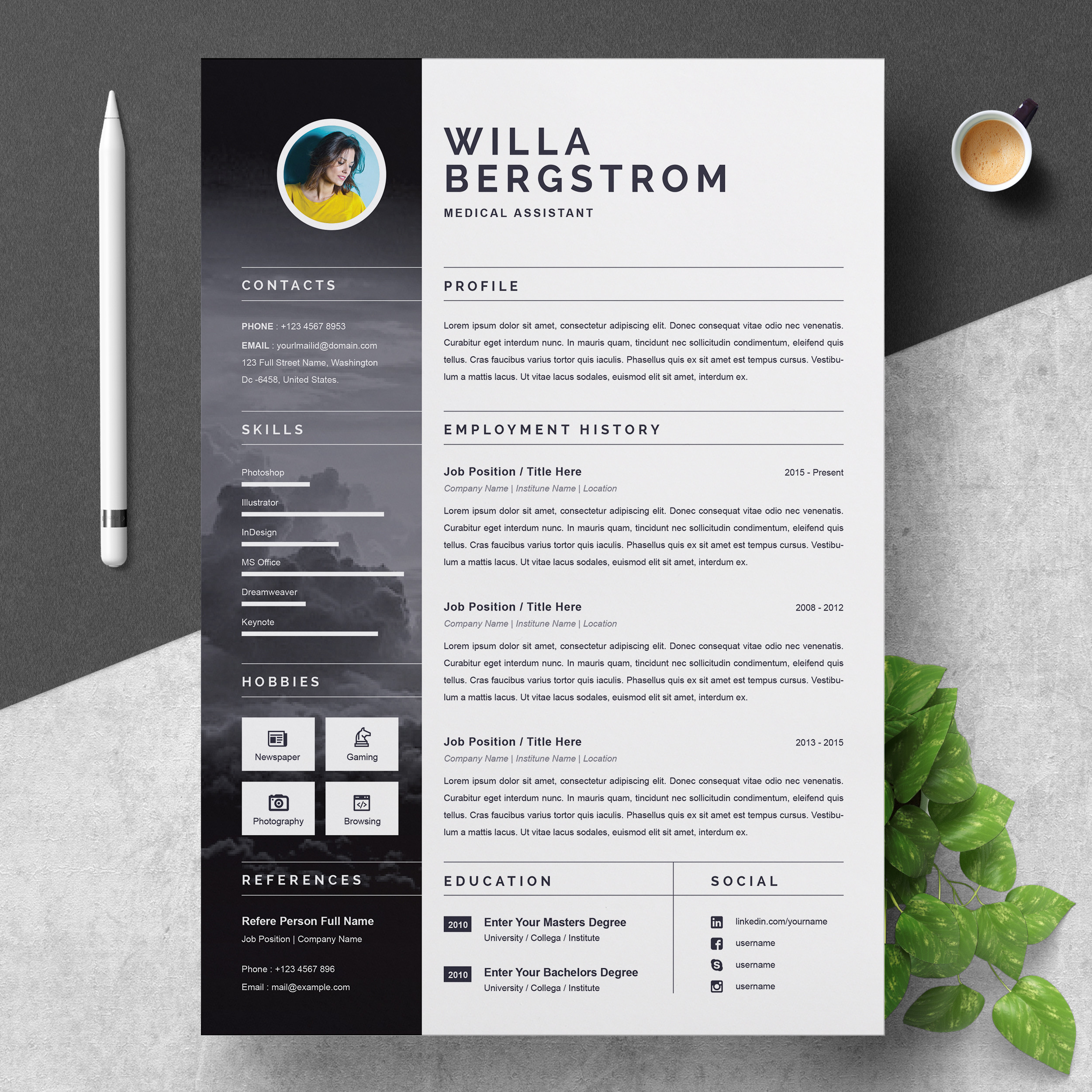 resume template for medical assistant