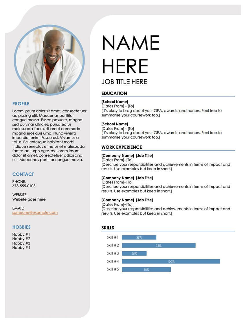 resume templates for open office libreoffice ms word cms