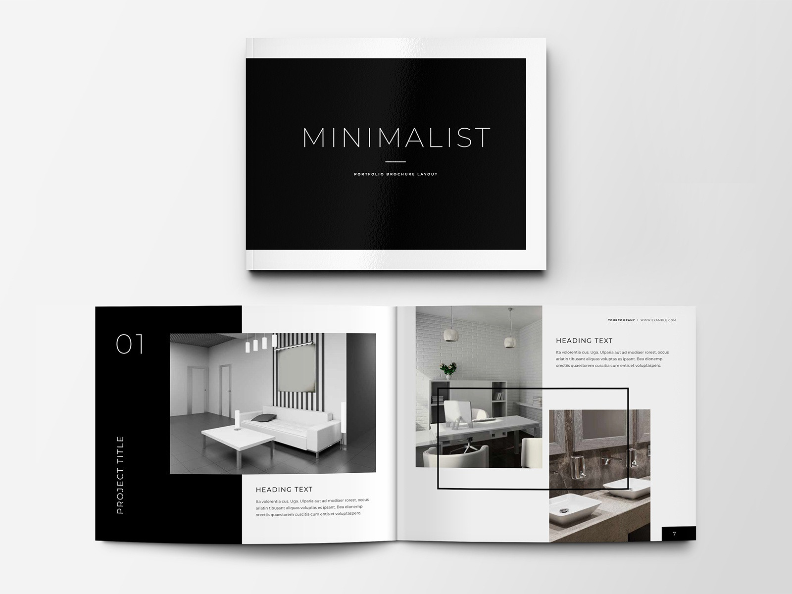 Minimalist Portfolio Brochure Layout