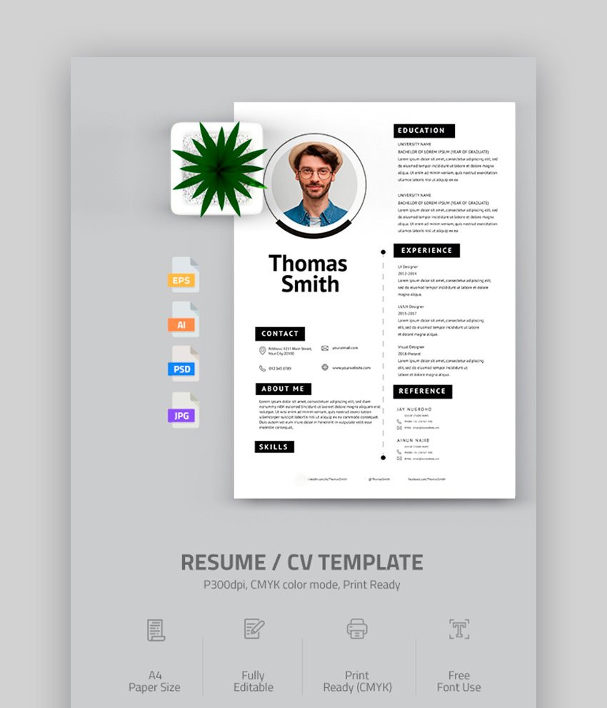 top one page resume templates cms