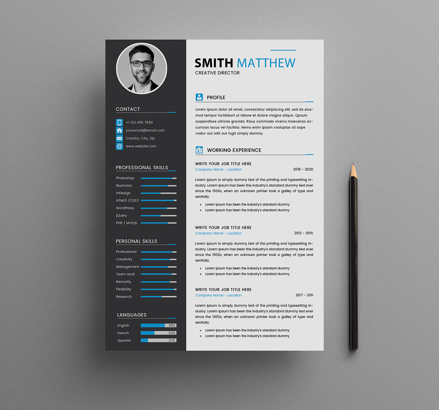 CV Resume Templates Free Download