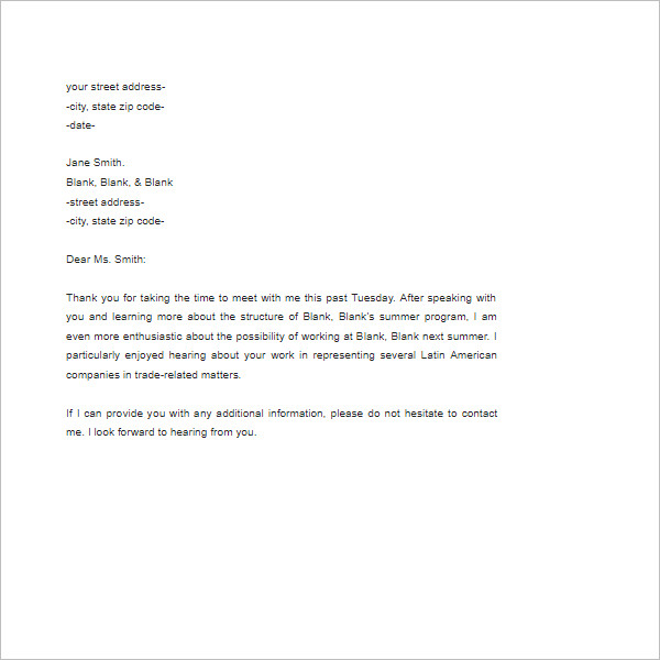 free follow up letter templates