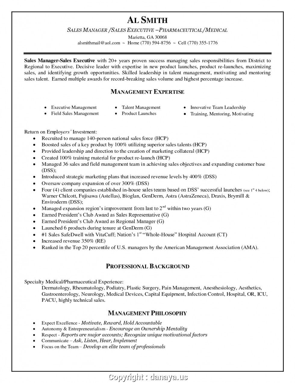 newest pharmaceutical sales manager resume