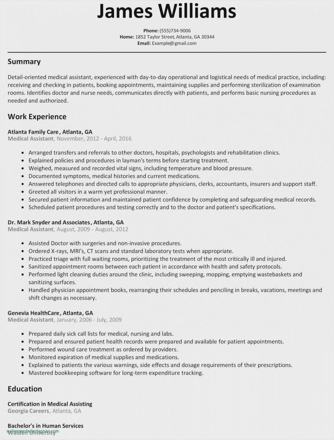 sample security guard resume no experience