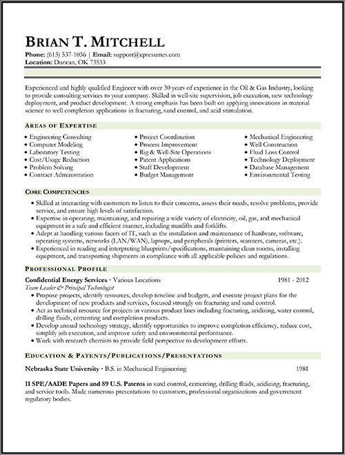 resume samples