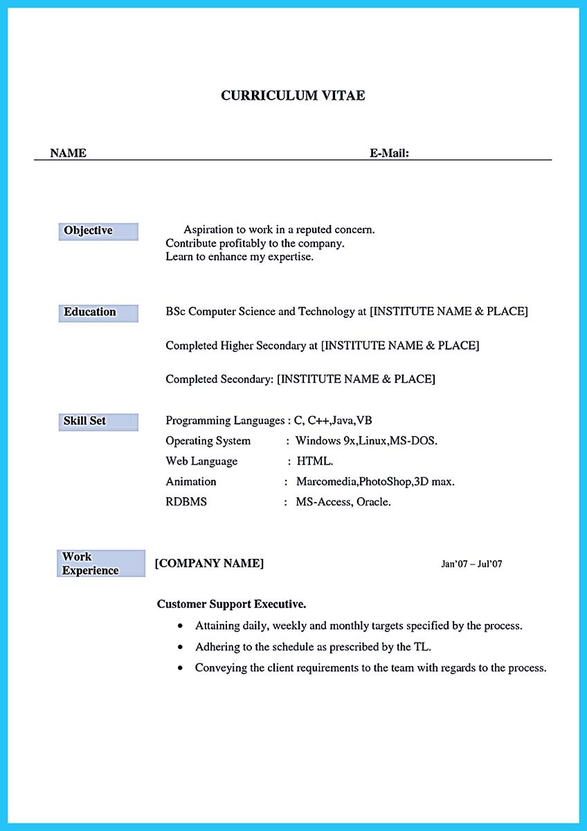 impressing recruiters flawless call center resume