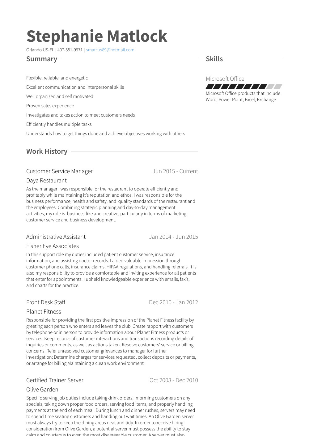 Stay at Home Mom Resume Example Sample Stay at Home Mom Resume Samples and Templates