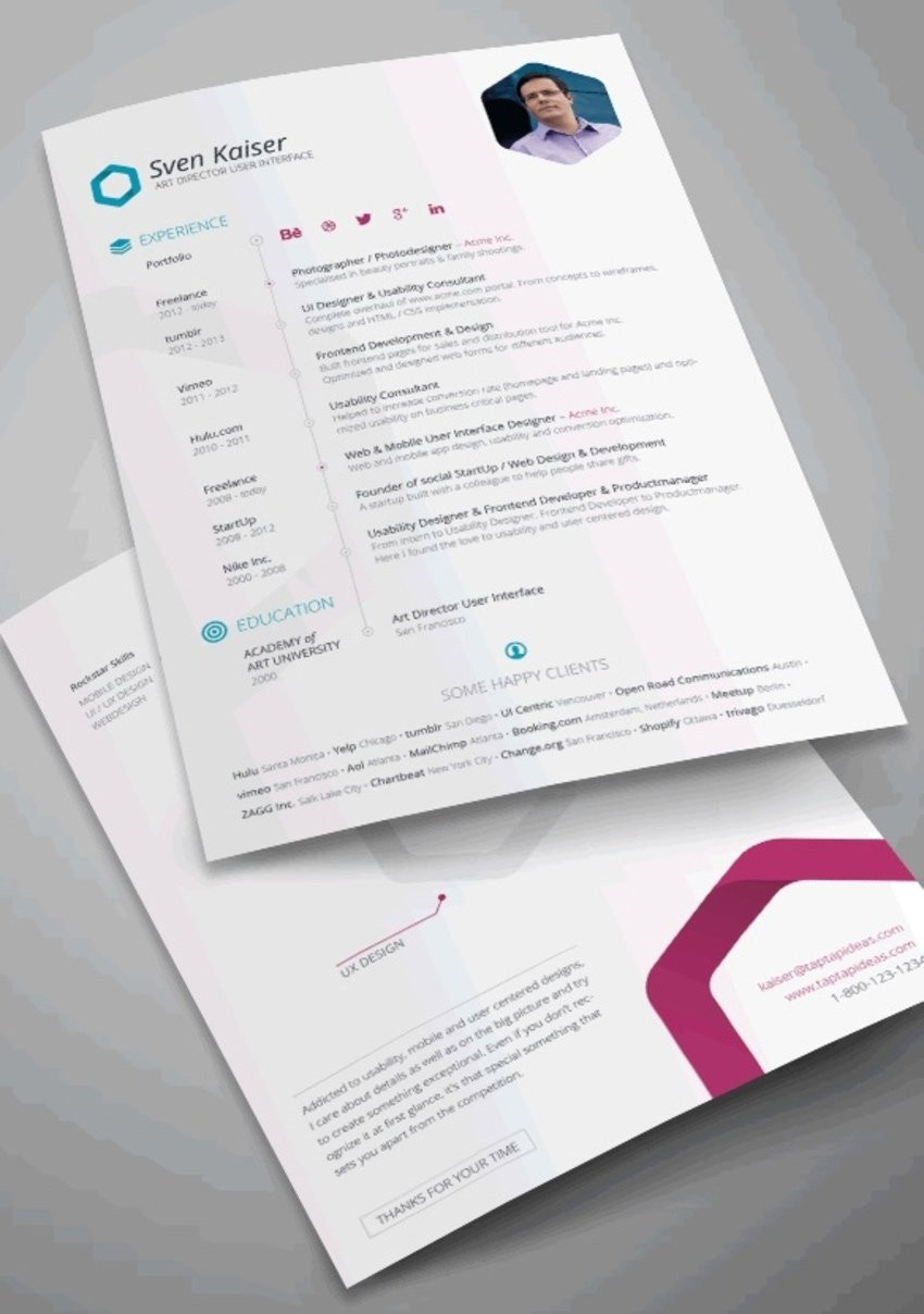 indesign resume templates free cms