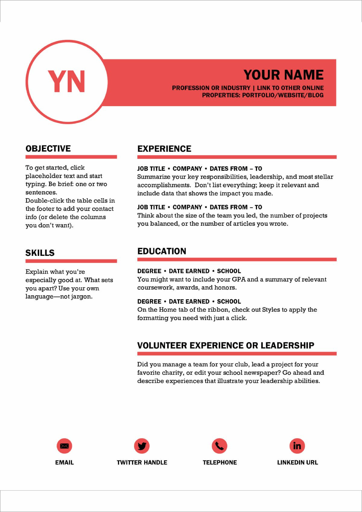 high school resume templates