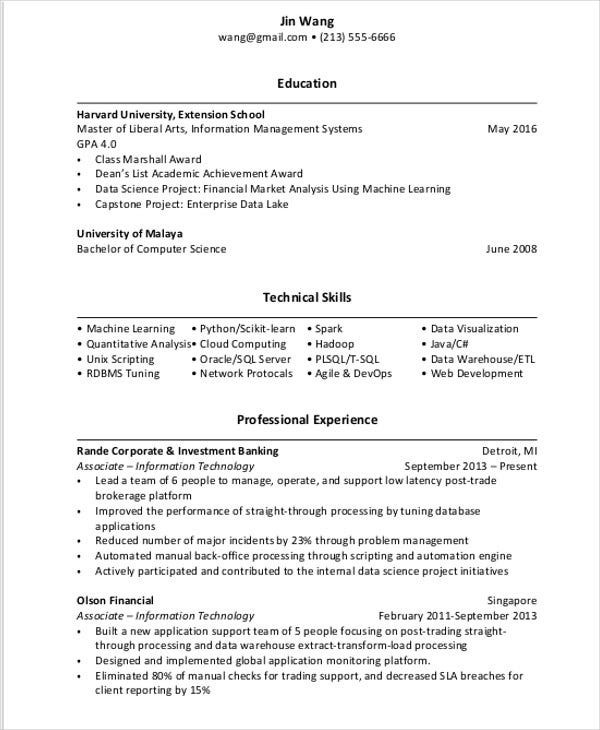 resume format for digital marketing fresher