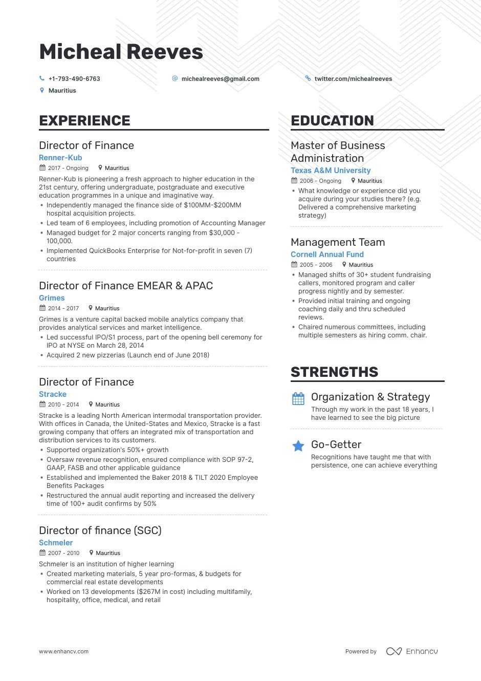 Director Of Finance and Administration Resume Sample top Director Of Finance Resume Examples & Samples for 2021 …