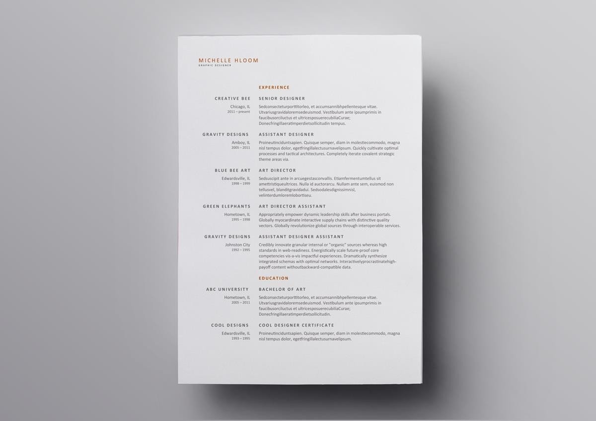 open office resume template