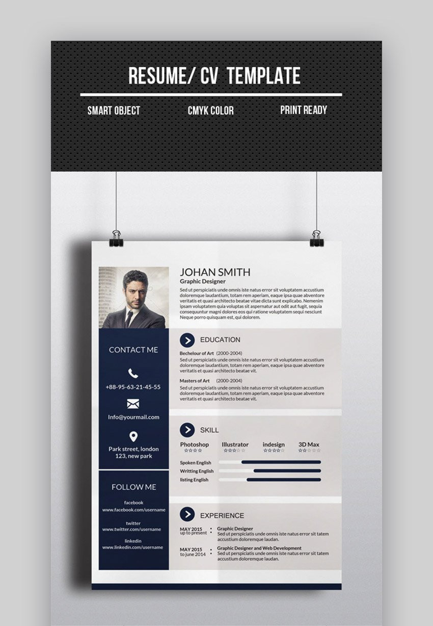 top one page resume templates cms