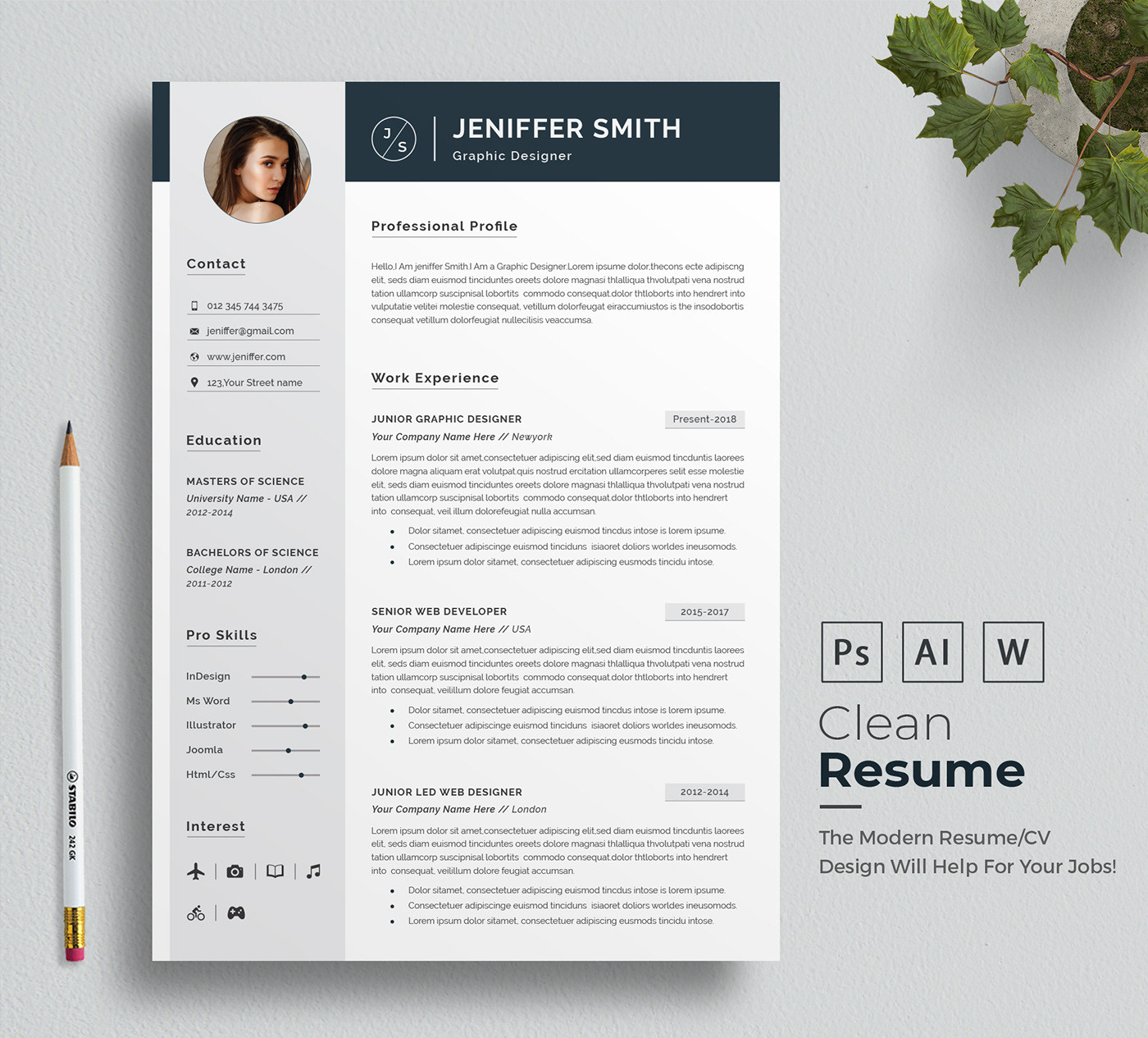 Resume Template for Students Free Download Free Resume Templates Word On Behance