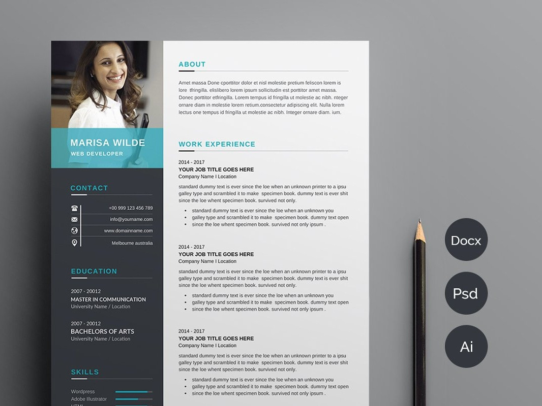 Clean Cv Resume Template