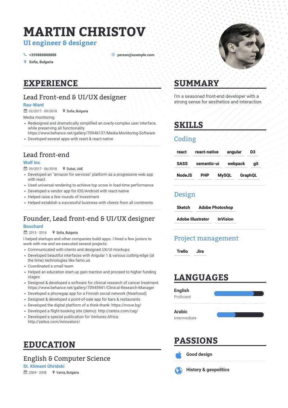 effective resume samples for experienced