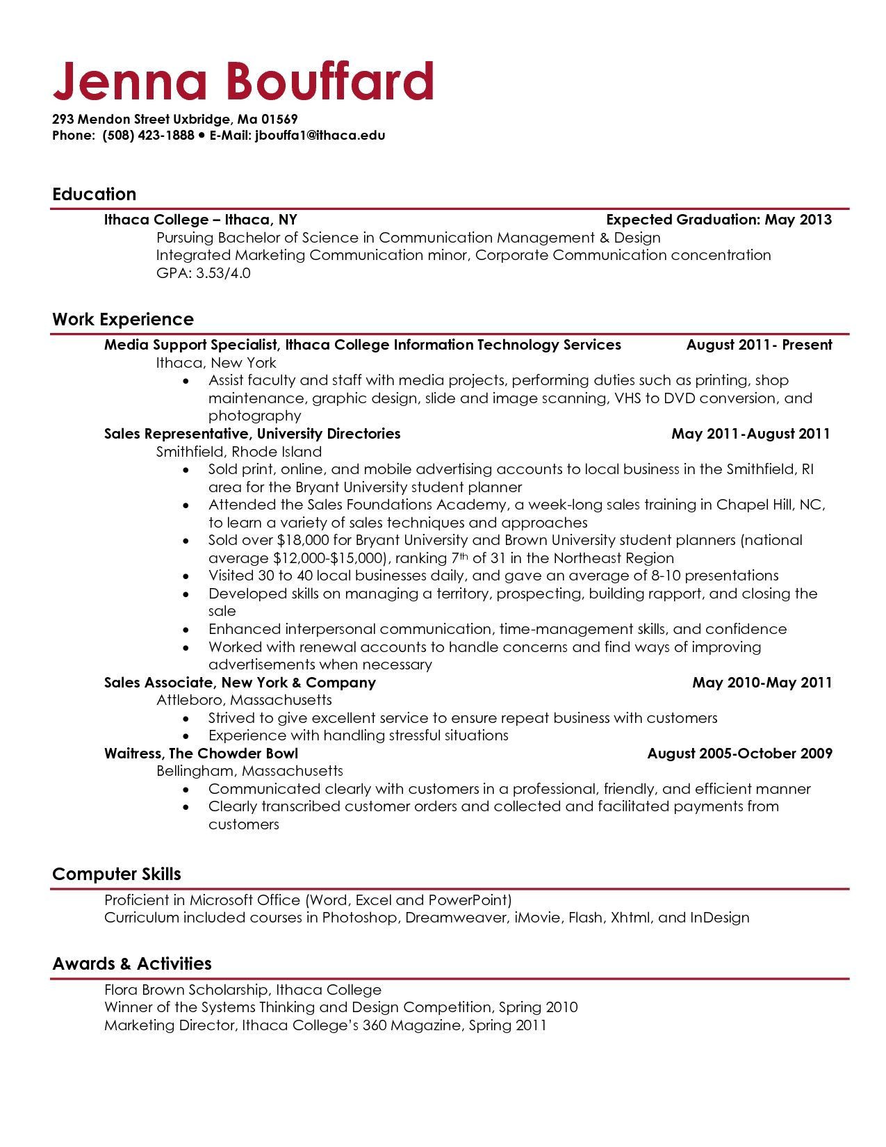 Sample Resume Templates for College Students Resume Templates for College Students , #college #resume …