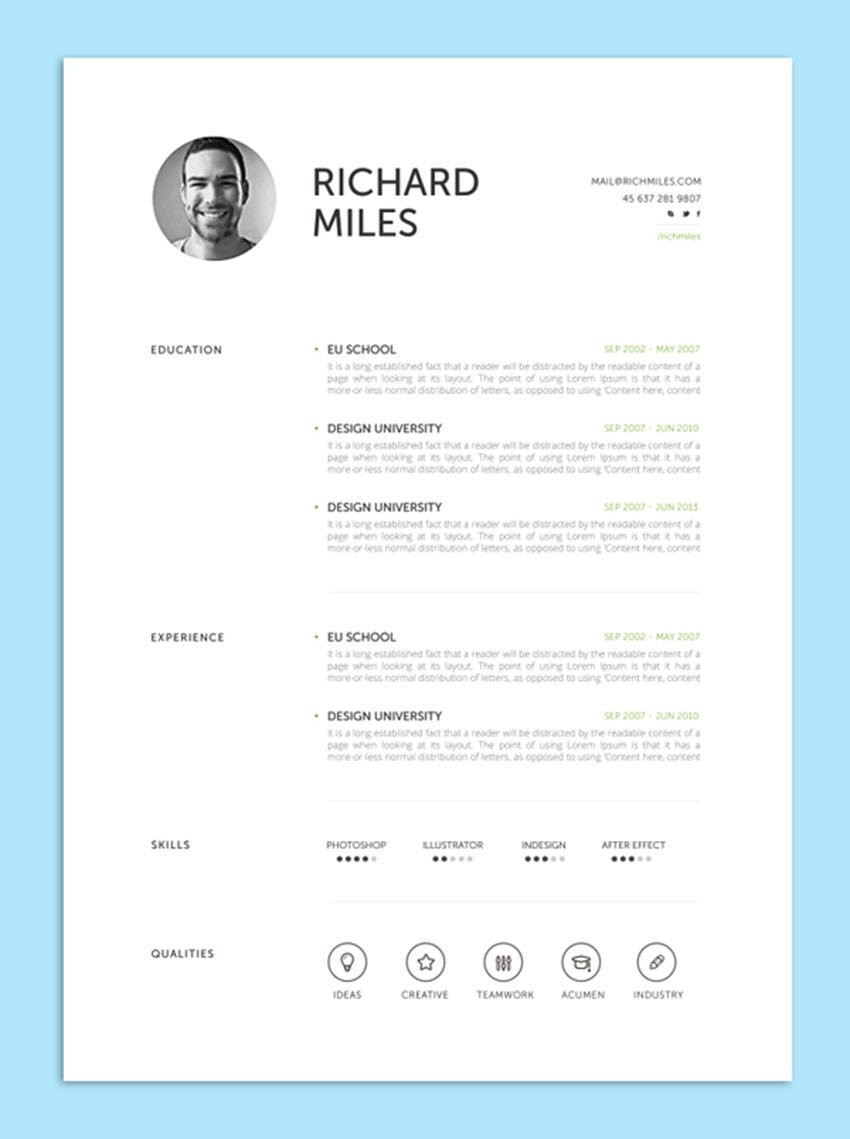 11 creative resume designcv tips with template examples for 2019 cms
