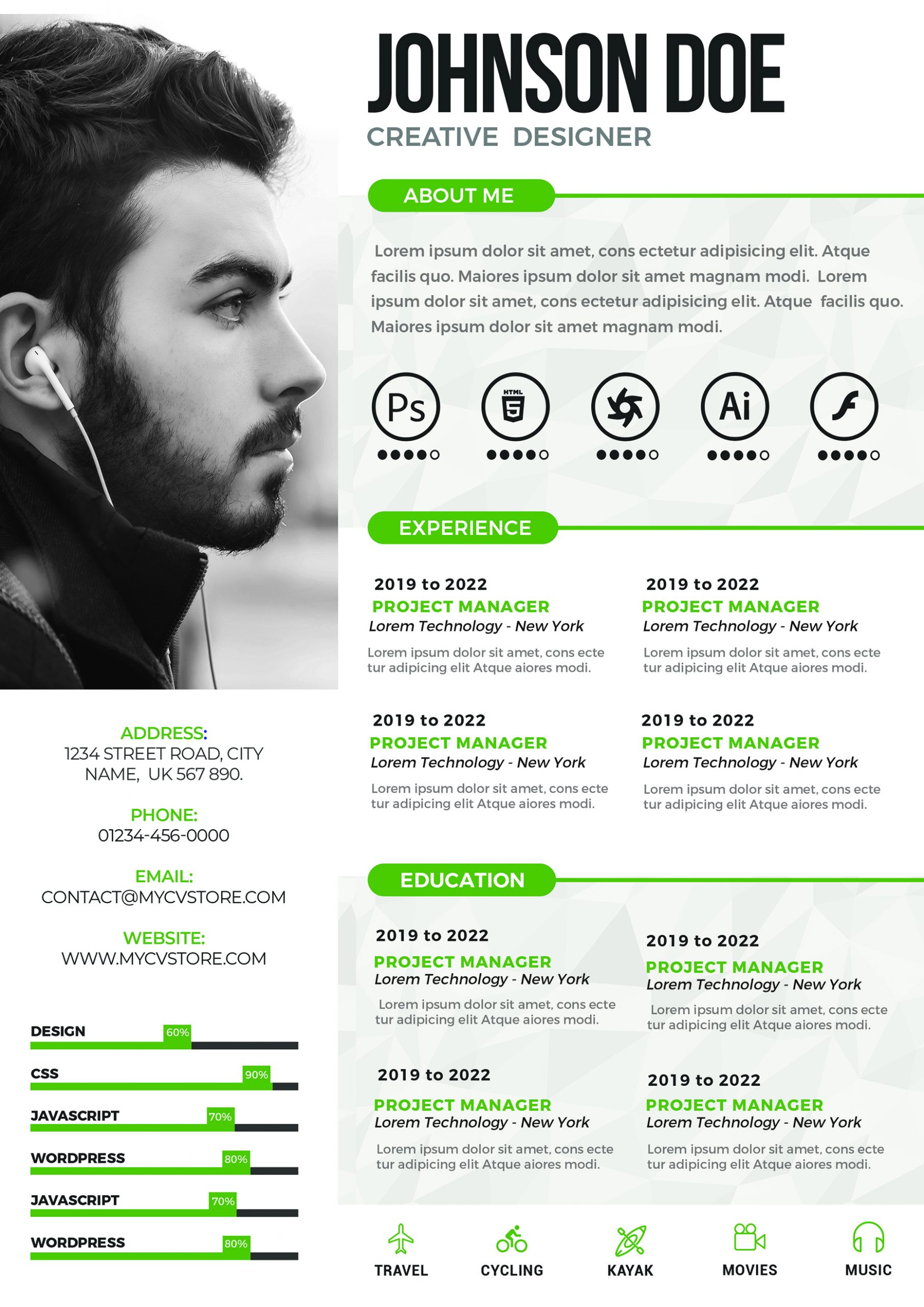 graphic designer resume 2