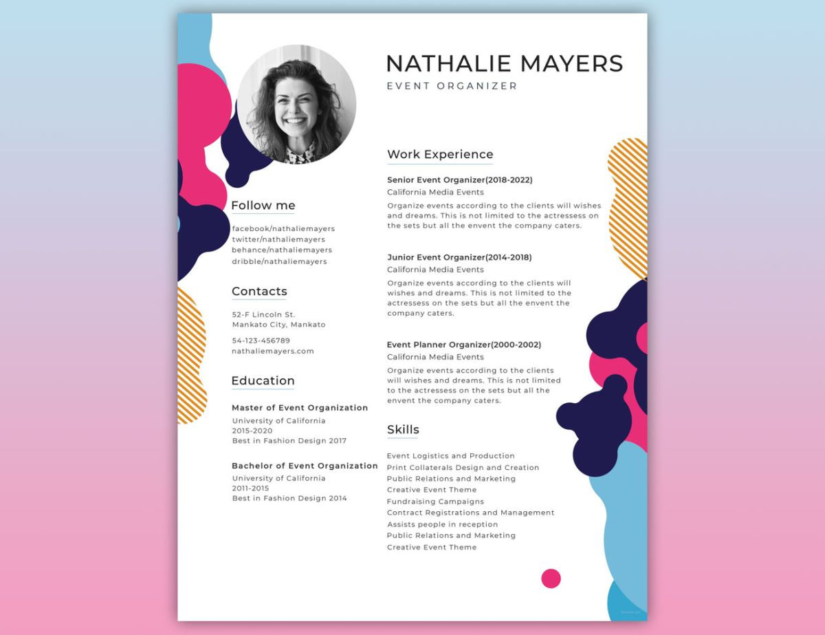 design resume tips