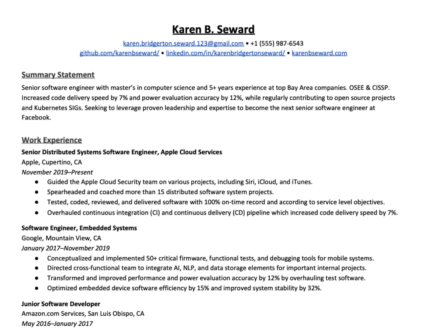 java resume sample template tips