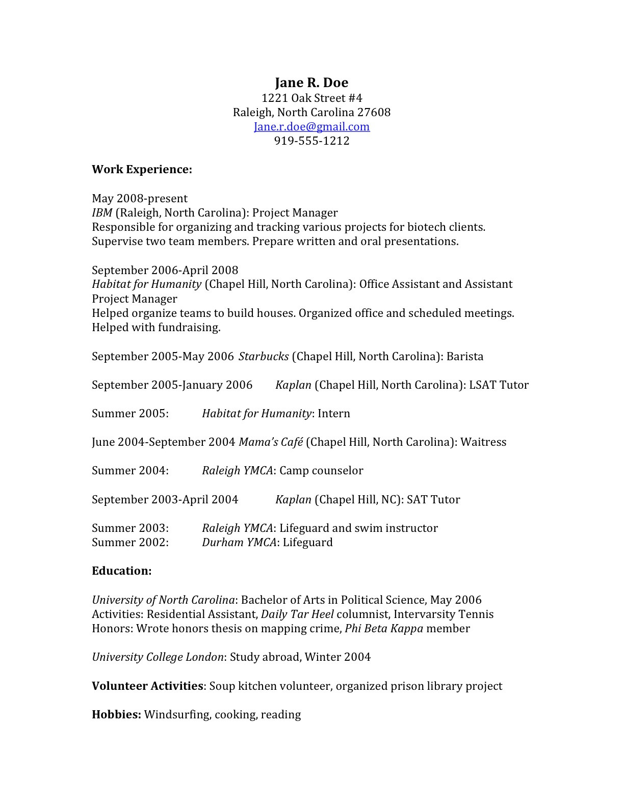 how to create your best law school application resume sample before and after