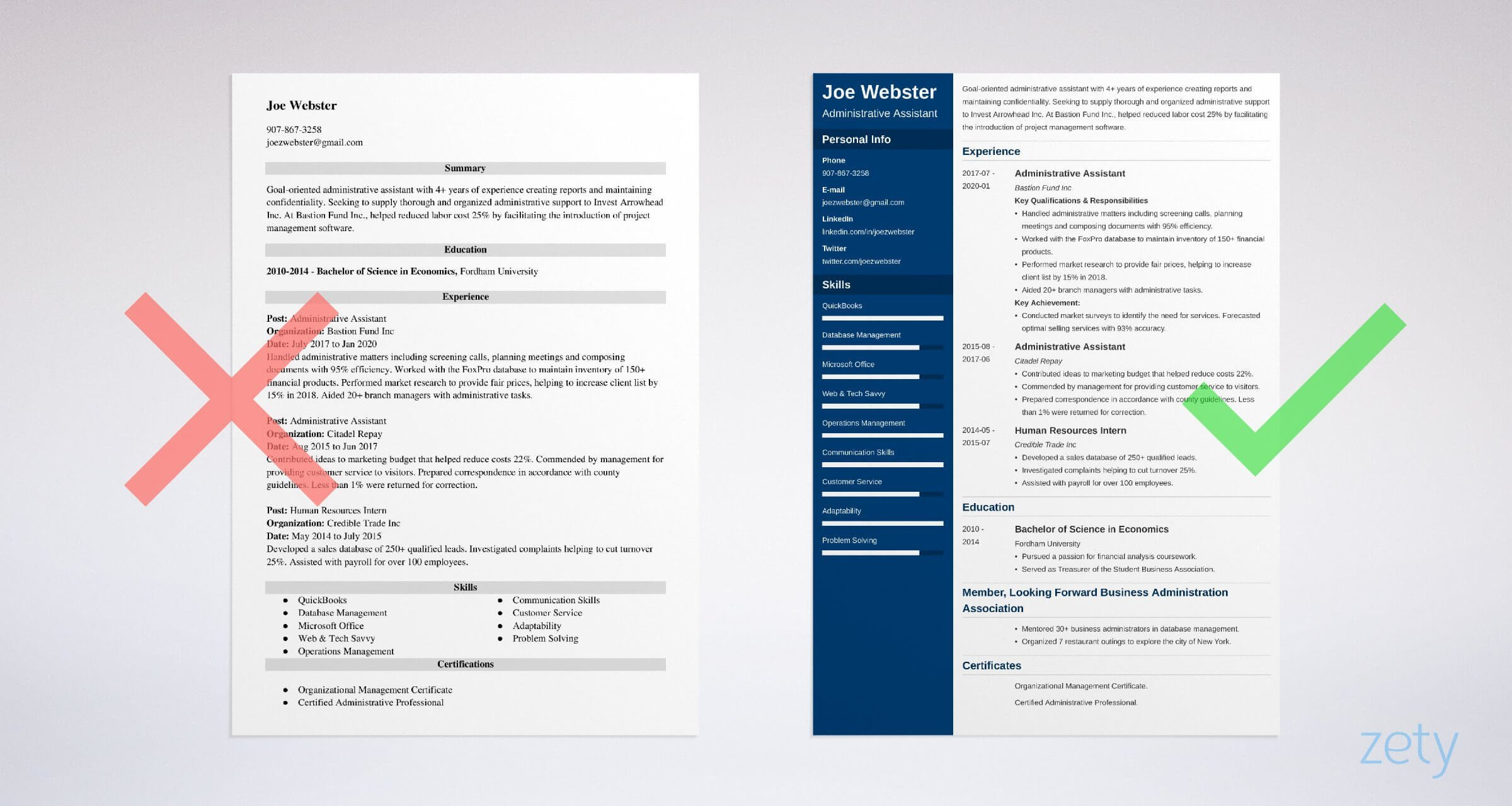 Sample Resume for School Business Manager Business Administration Resume: Samples and Writing Guide