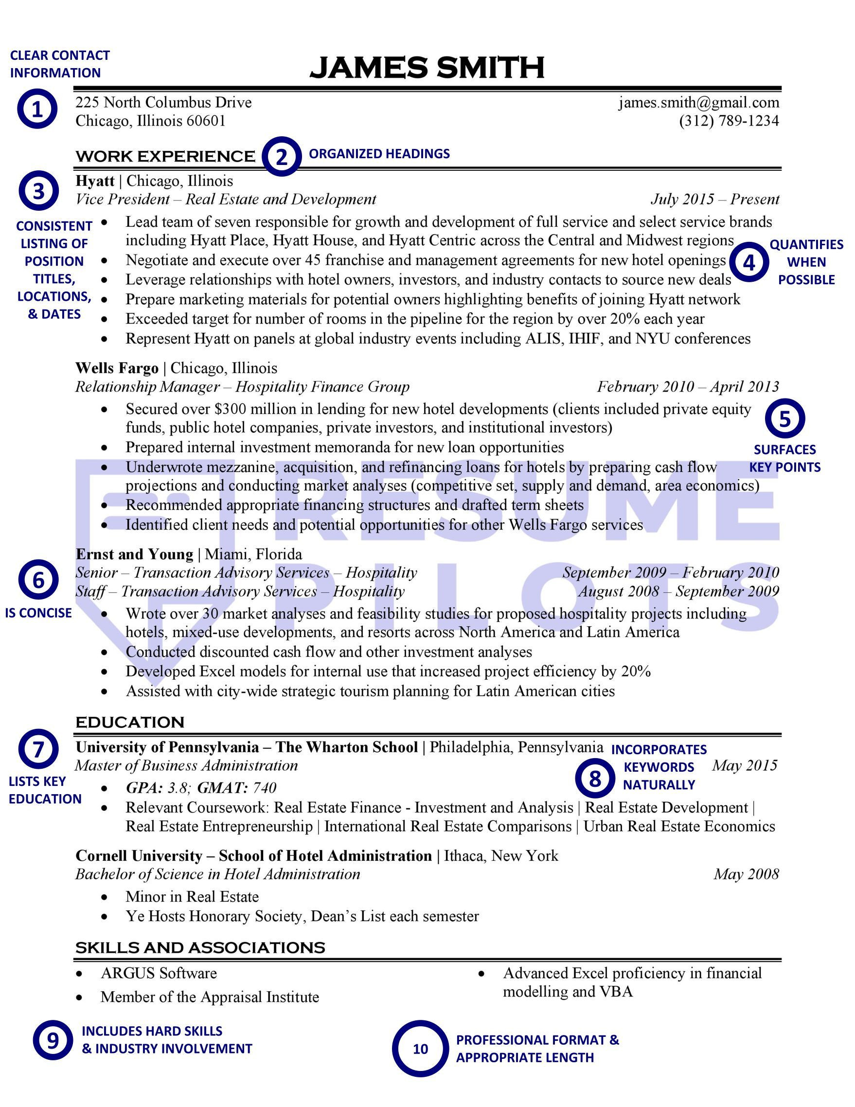vp real estate finance resume sample
