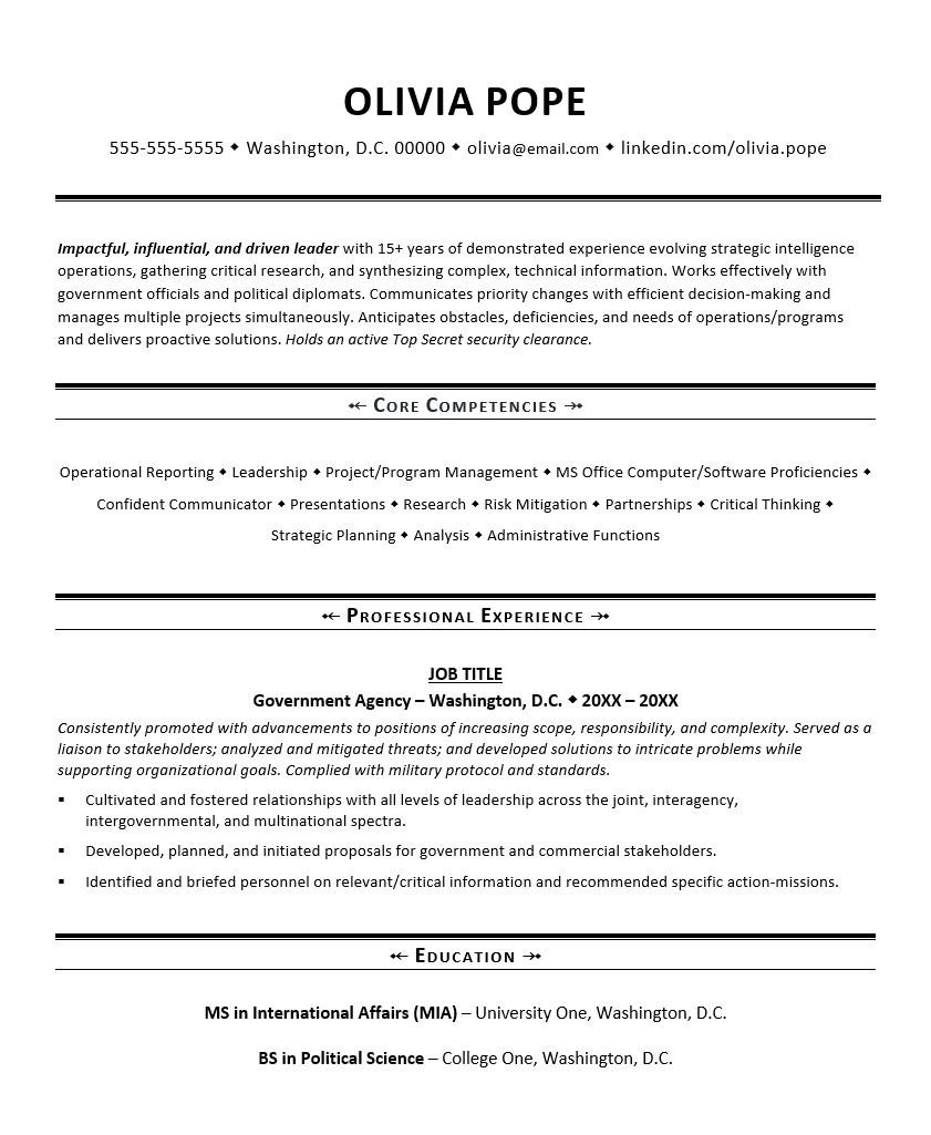 Federal Resume Project Healthcare Samples Risk Analyst Government Resume Template Monster.com