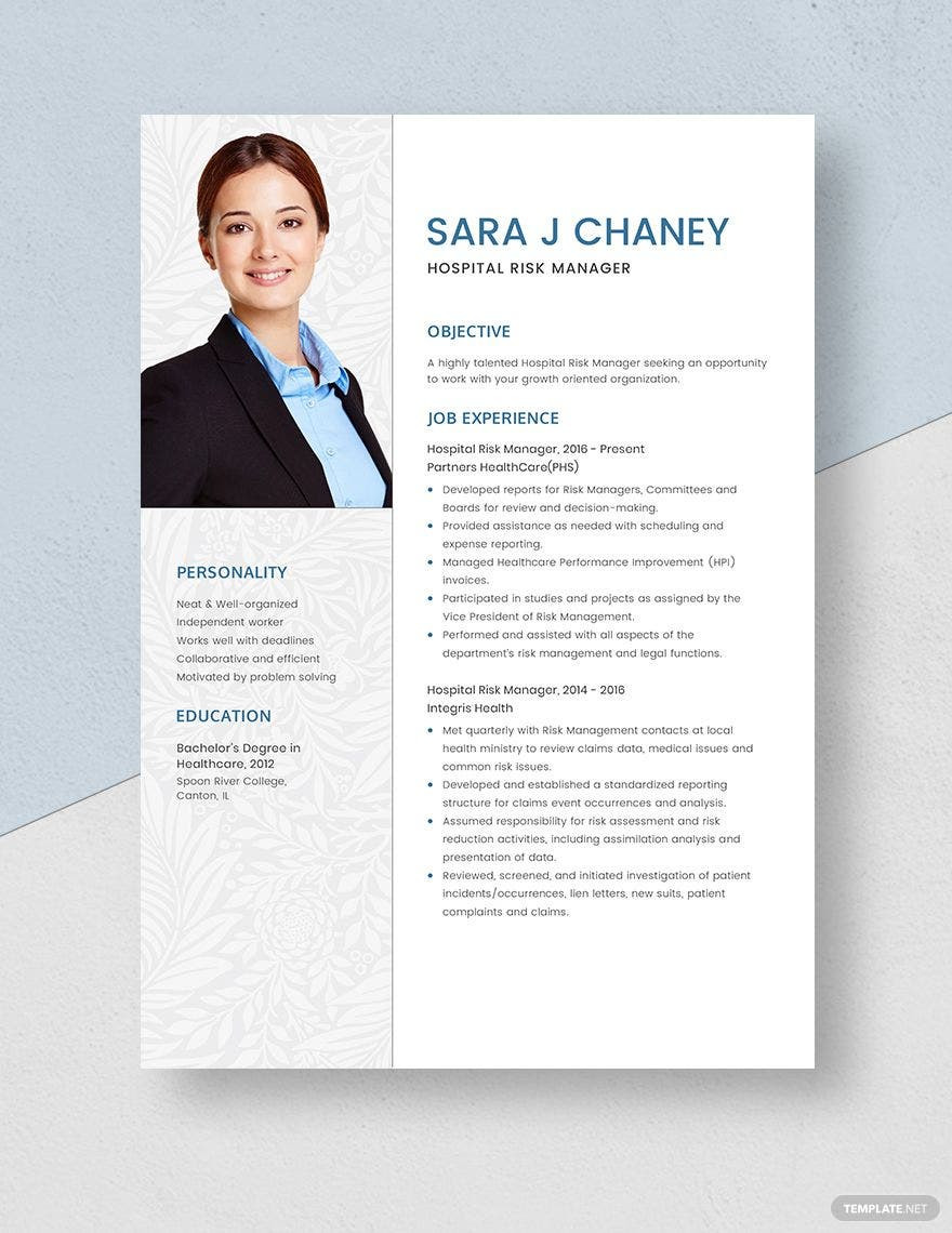 Federal Resume Project Healthcare Samples Risk Analyst Risk Manager Resume Templates – Design, Free, Download Template.net