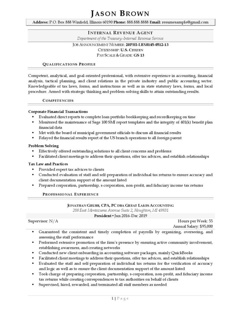 Federal Resume Samples with Examples Of Work Federal Resume Writing Tips â Resume Professional Writers