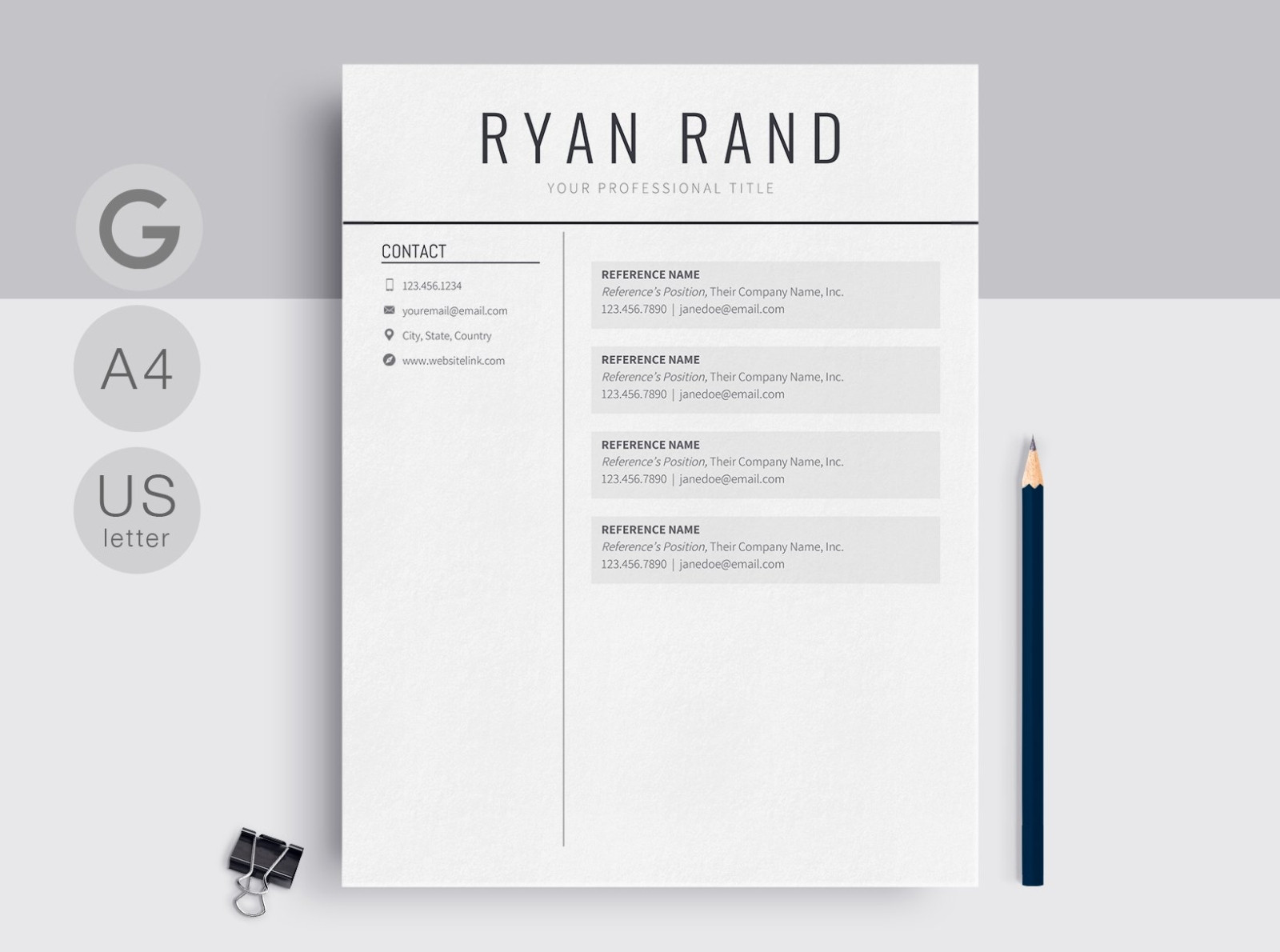 Google Docs Resume Template