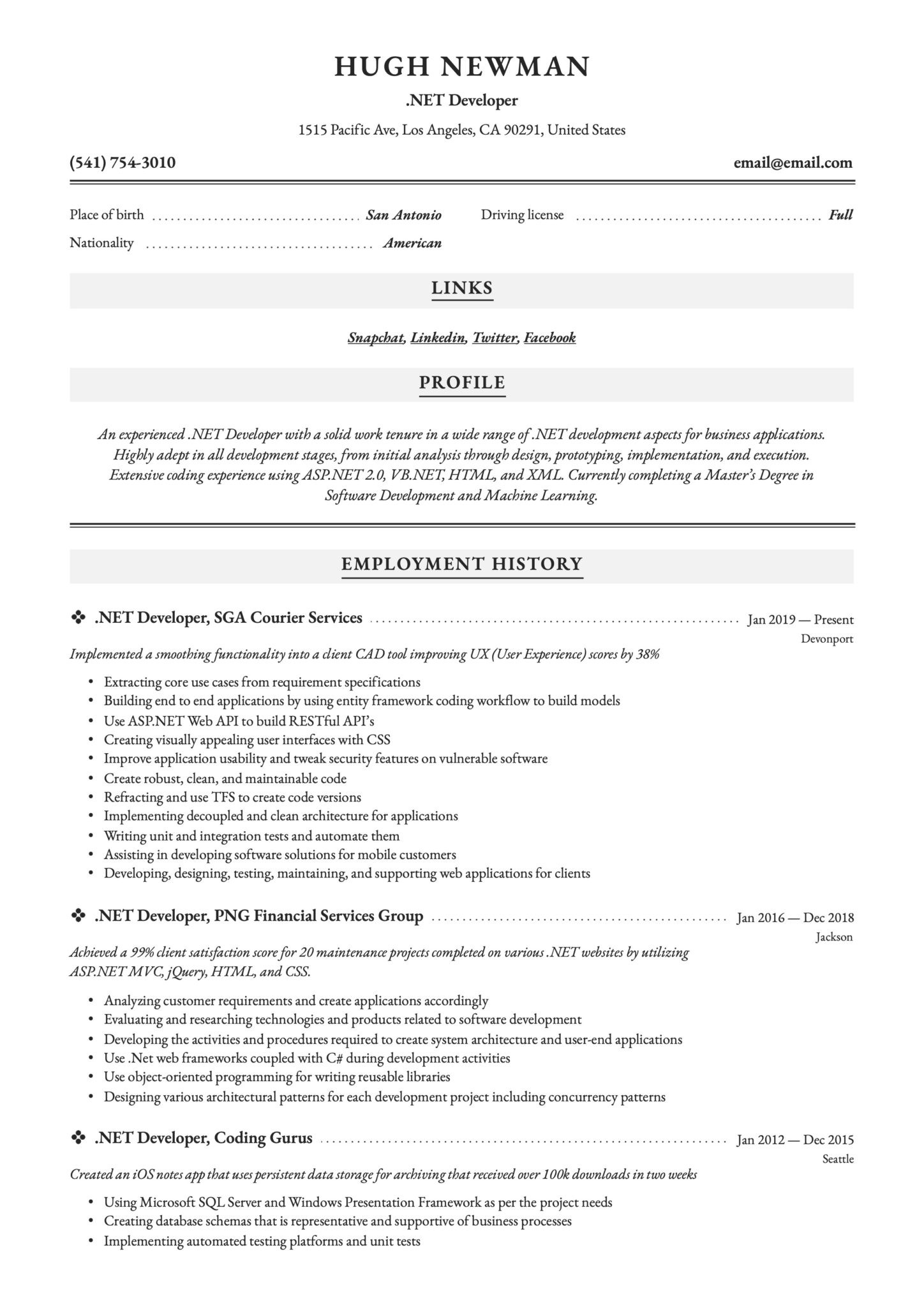 Net Developer with Net Workflow Sample Resume Net Developer Resume & Writing Guide  17 Templates 2022